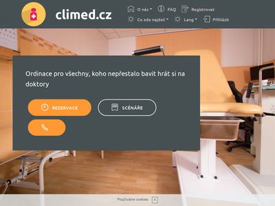 Klinik studio climed.cz - Ordninace k pronájmu pro všechny, koho nepřestalo bavit hrát si na doktory